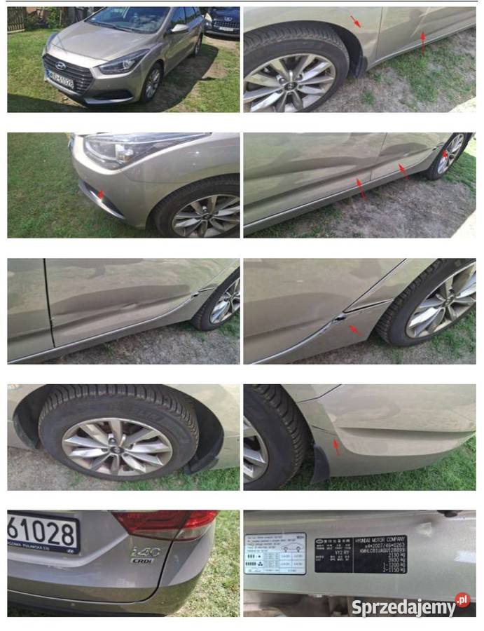 Syndyk sprzeda samochód osobowy HYUNDAI i40 17 mazowieckie Leoncin