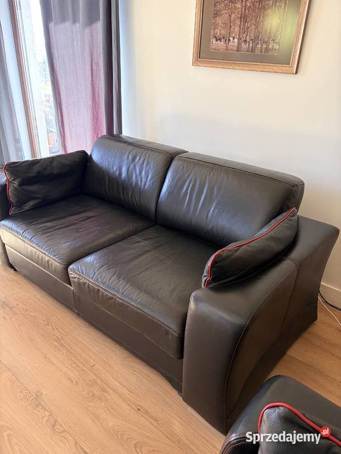 Skórzana sofa rozkładana Etap Sofa funkcja Gdańsk