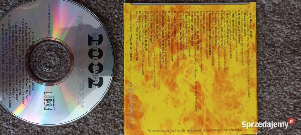 Metamania 2002 Metal Mind Productions CD Elbląg