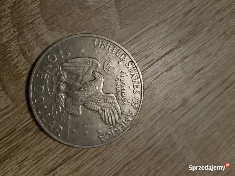 Moneta 1 dolar z 71 roku Wałbrzych