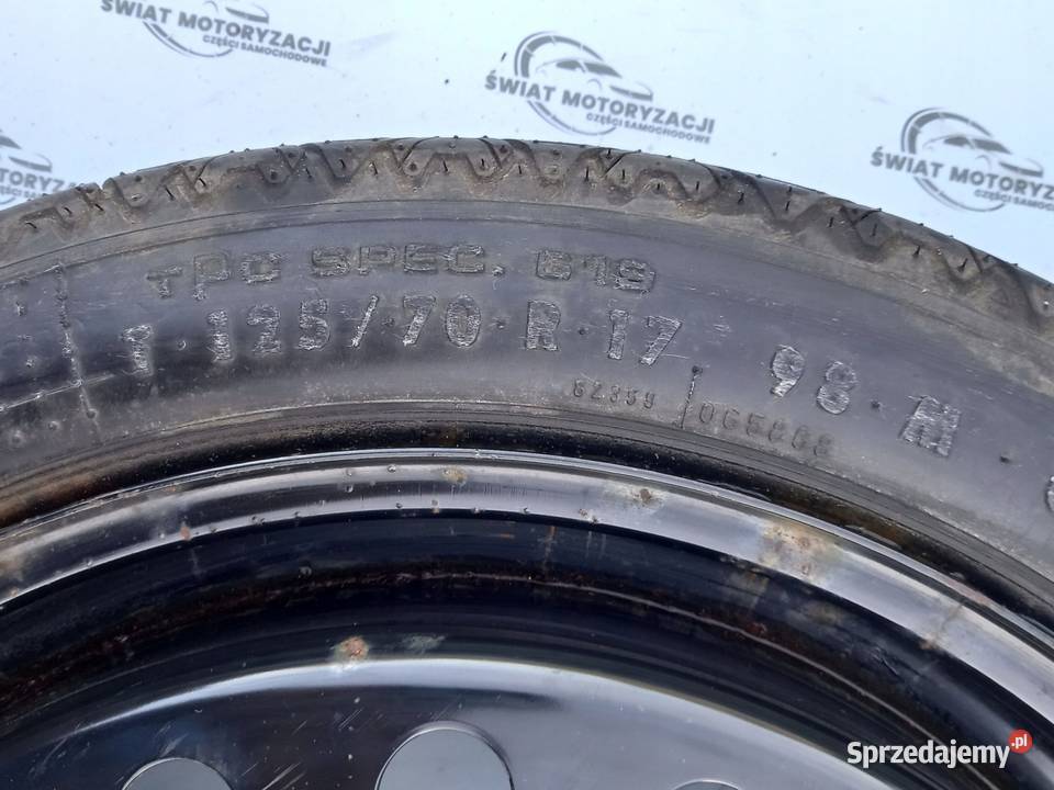 OPEL INSIGNIA A koło dojazdowe 12570 R17 98M Kielce