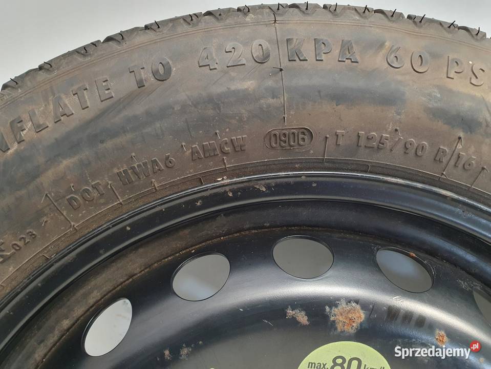 KOŁO DOJAZDOWE Mercedes CLK W209 dojazdówka