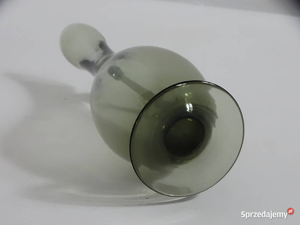 Designerski WazonKarafka PRL Szkło Artystyczne Wazony Wyposażenie wnętrz sprzedam