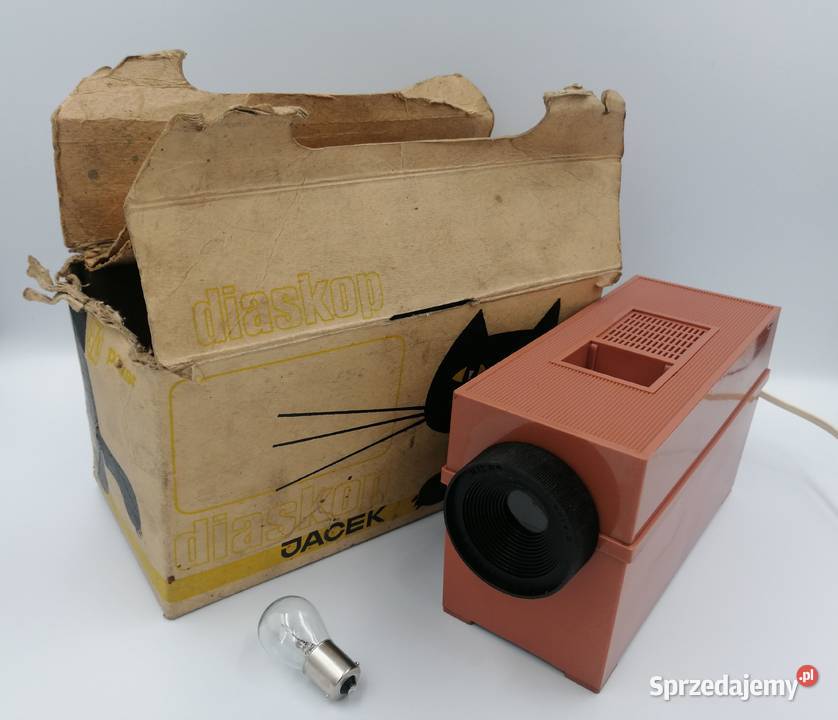 Rzutnik JACEK projektor diaskop do bajek pudełko Borów sprzedam