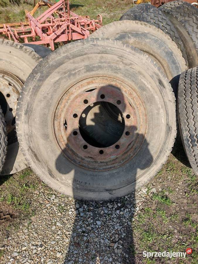 Opona R 20 x 100 ładne 16 płócienne Radialki lubelskie Spławy Pierwsze