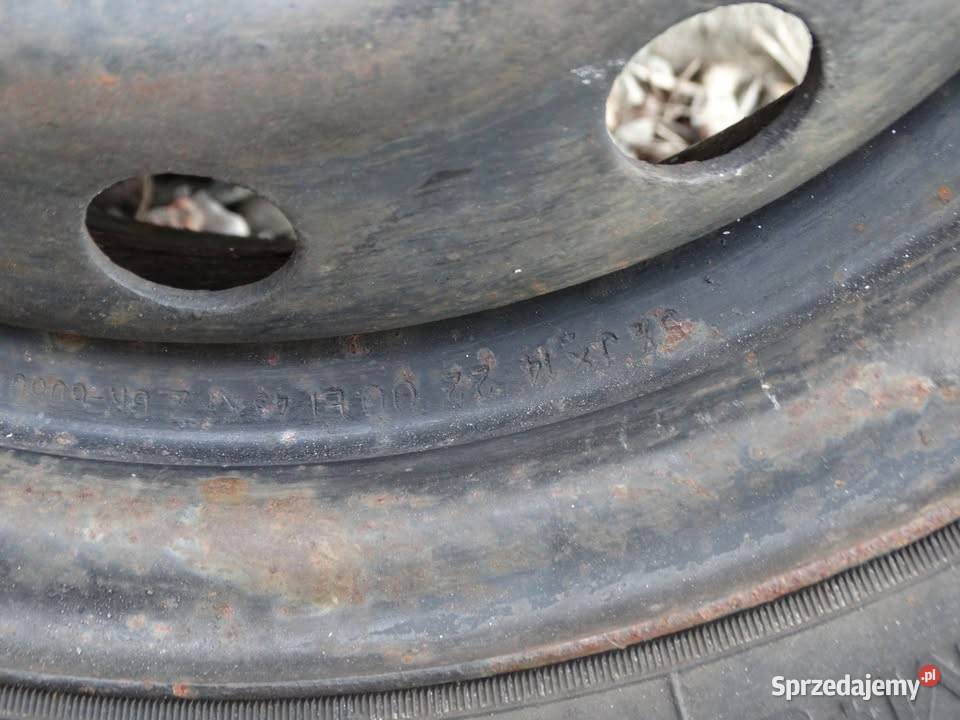 Koło zapasowe FELGA opona 18560R14 FIAT 4x98