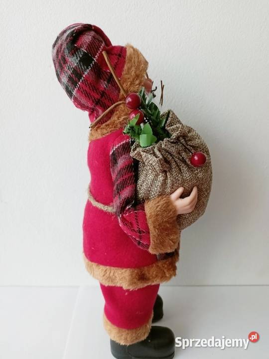 Figurka śwMikołaja 30 dekoracja świąteczna Trzebnica sprzedam