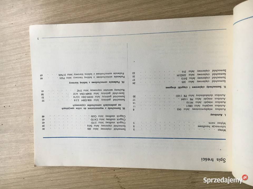 Samochody Jelcz Katalog SWW102 Program Produkcji Antykwariat wielkopolskie Łęczyca sprzedam