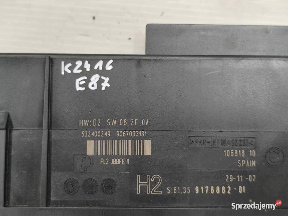 MODUŁ KOMFORTU BMW 1 E87 E81 LIFT 16 9176882 osobowe