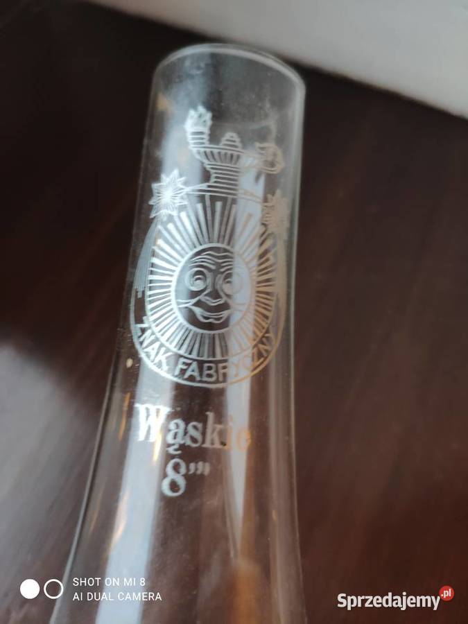 Stary sygnowany kominek cylinder 8 42 mm 7 Antyki