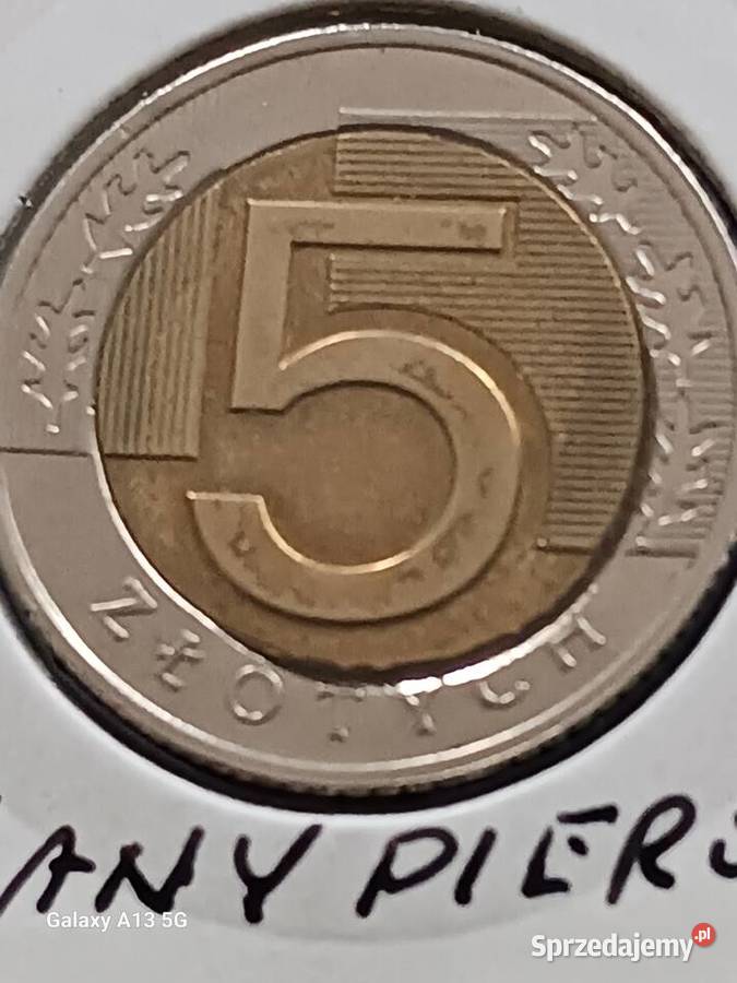 5 Złotych 2017 rDestrukt menniczy wielkopolskie Konin