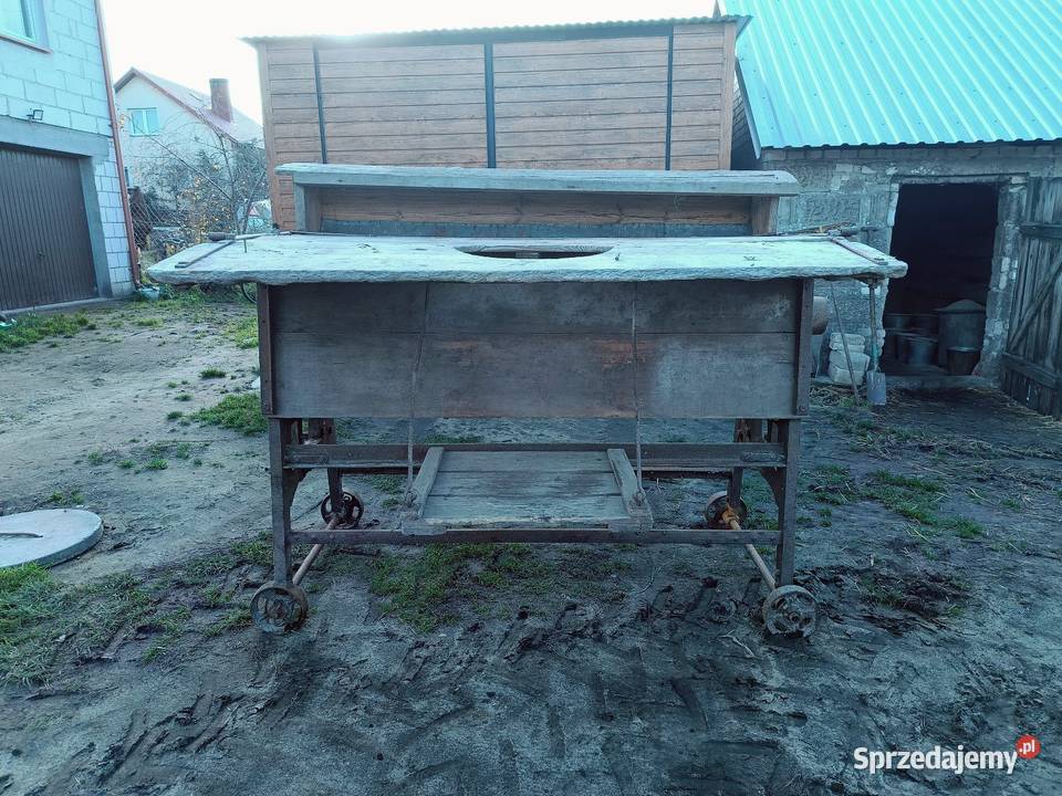 Zabytkowa młocarnia młockarnia szerokomlotna podlaskie Zabiele