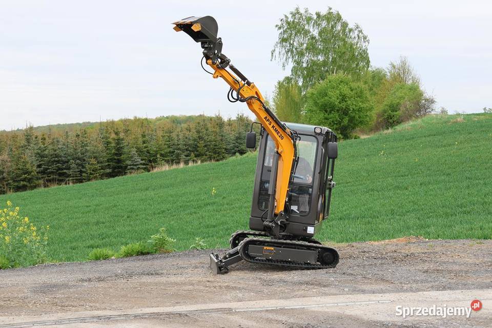 Koparka APS KME20 NOWA 2024 minikoparka z kabiną nieuszkodzony Rolnictwo sprzedam