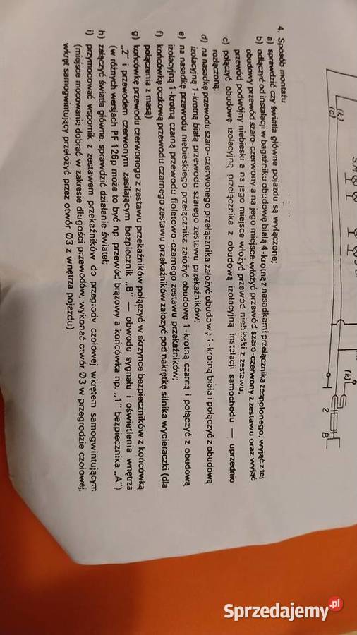 Przekaźnik świateł do Fiat 126 p Ciechocinek sprzedam