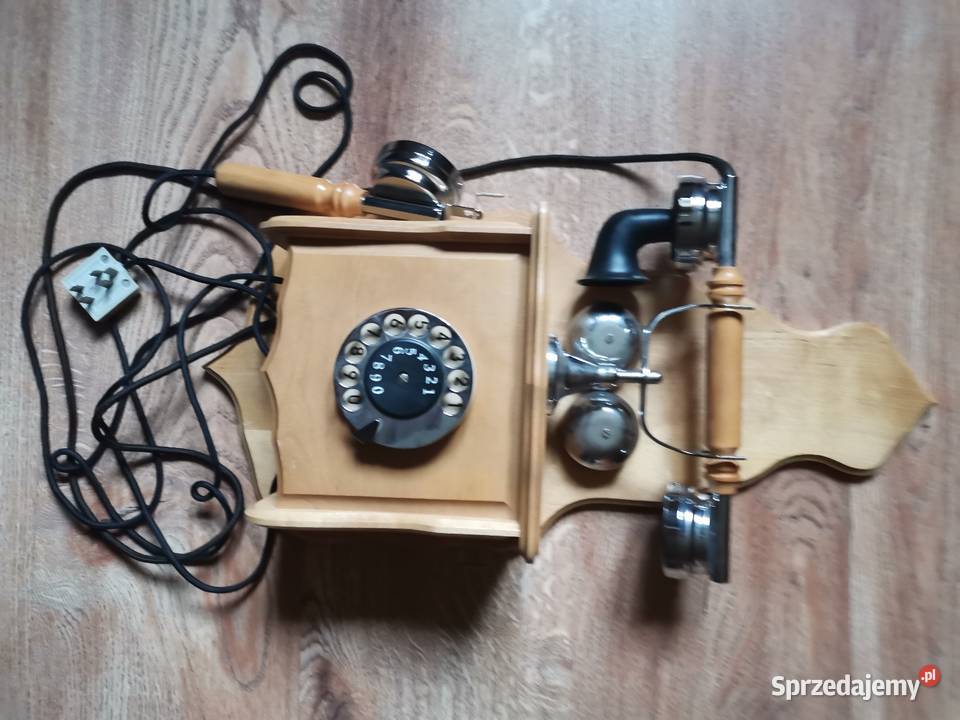 Kolekcjonerski telefon wiszący Baron z czasów Kraków