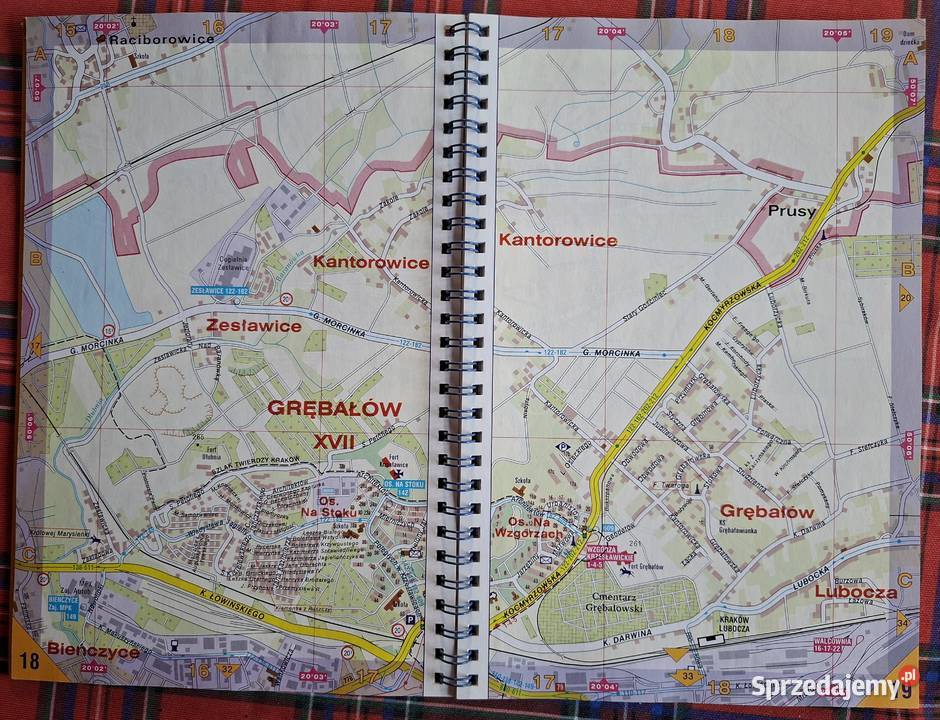 Kraków atlas miasta 115 000 20012002