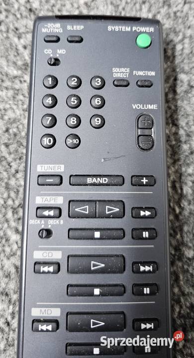 Pilot Sony audio RMSE5 sprawny wysyłka Wieże i miniwieże