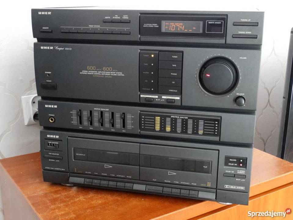 Wieża UHER 2 x 600 wat sprawna WYSYŁKA podkarpackie Jasło