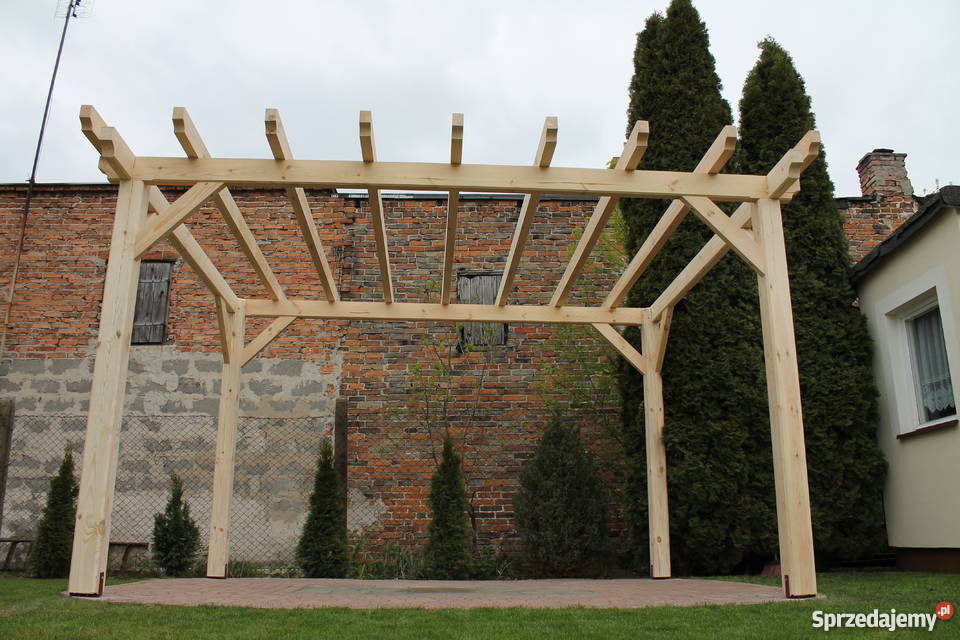 PERGOLA WIATA 36m x 33m Altana Altanka Łuków