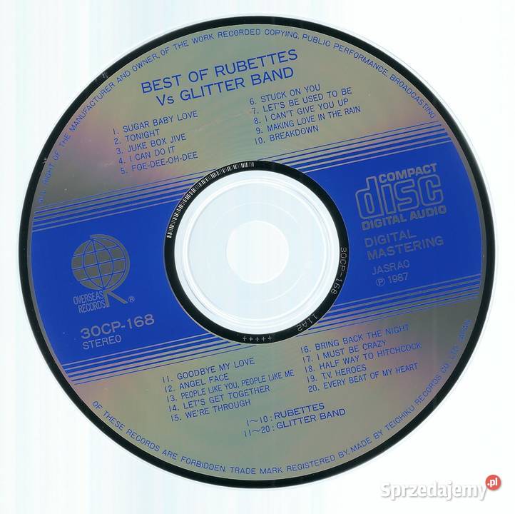 CD Rubettes Glitter Band Best Of Rubettes Vs 1 płyta Brwinów