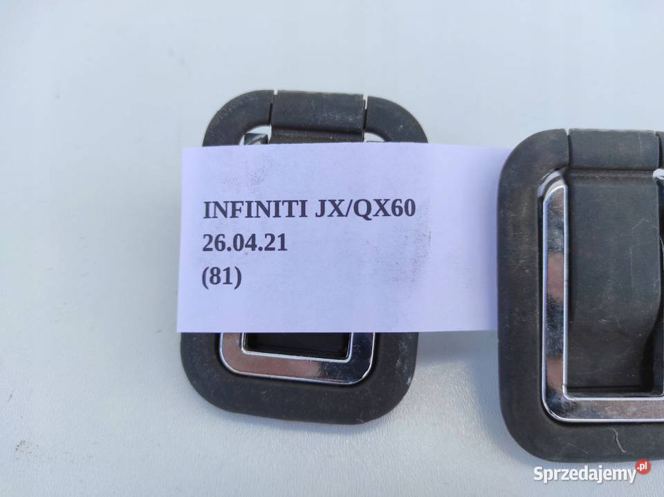 HACZYKI DO SIATKI W BAGAŻNIK INFINITI QX60 JX Nowy Tomyśl sprzedam
