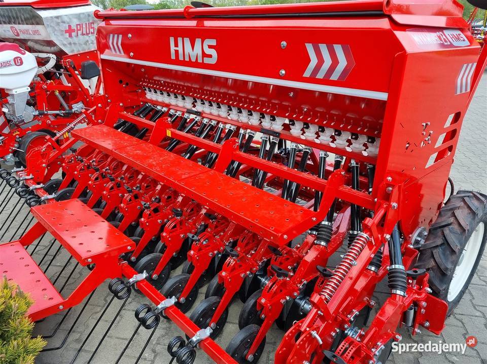 Siewnik zbożowy dwutalerzowy 3m HMS AgroMasz nieuszkodzony Kwidzyn
