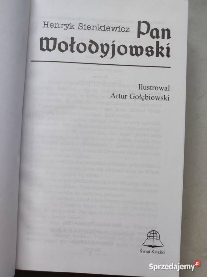 Pan Wołodyjowski Henryk Sienkiewicz powieść świętokrzyskie Kielce