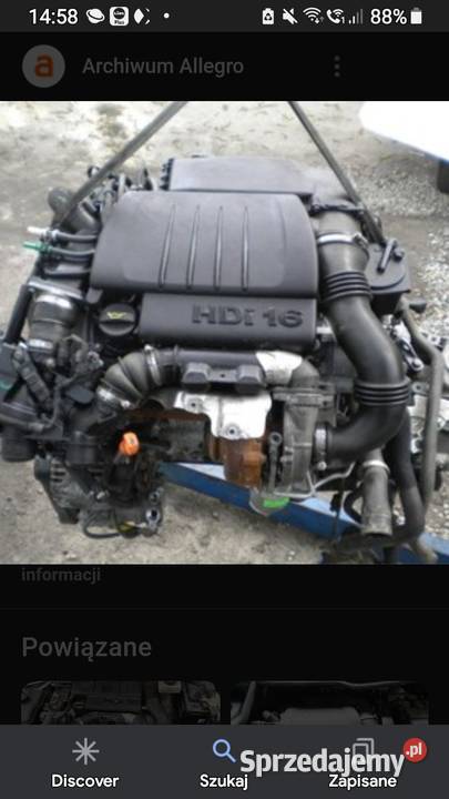 Silnik 16 HDI 9HZ 9HY Citroen berlingo Peugeot Silniki i osprzęt Kraków