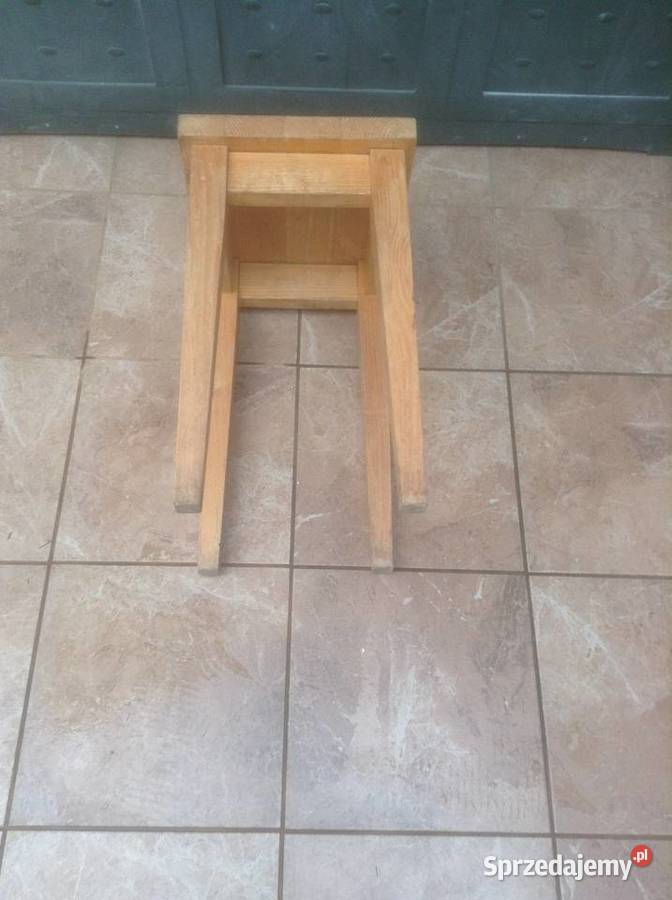 Taboret ogrodowo tarasowyz litego drewna o wym Opole sprzedam
