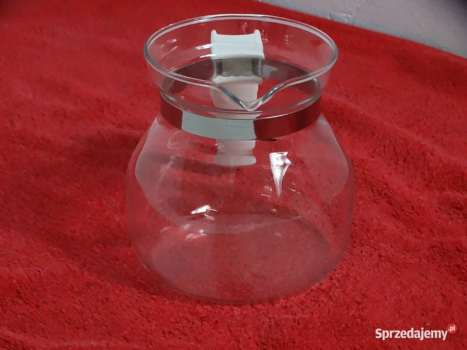 Szklany dzbanek do kawyherbaty 800ml Vintage Biłgoraj