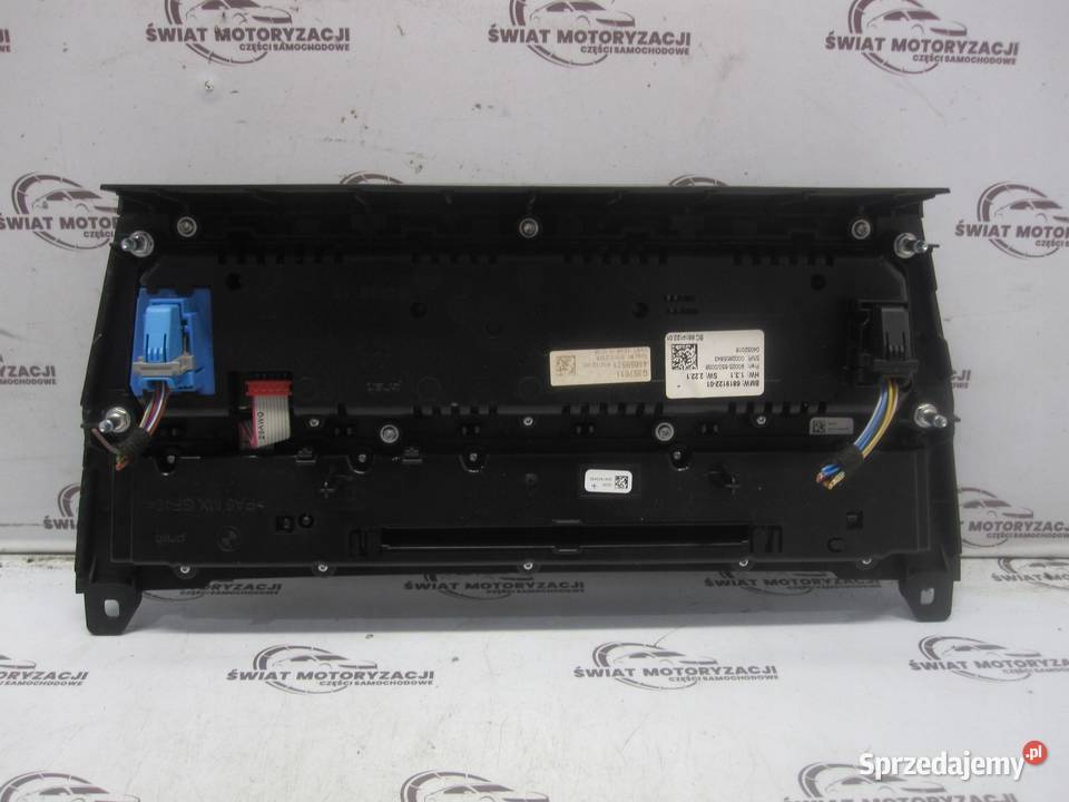 BMW F10 LIFT radio panel klimatyzacji 681912201