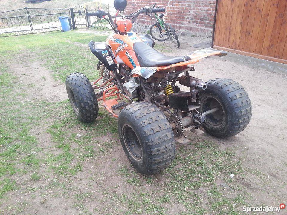 Quad 110 atv bombardier bashan 125 półautomat pomorskie Obozin