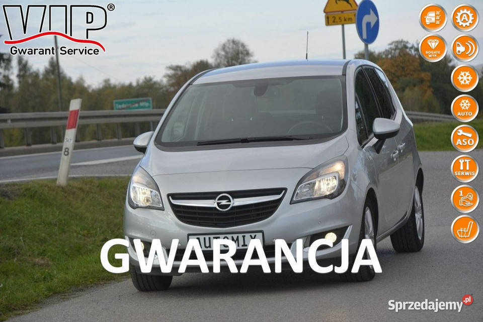 Opel Meriva 14 Turbo automat gwarancja przebiegu lakier metallic Meriva