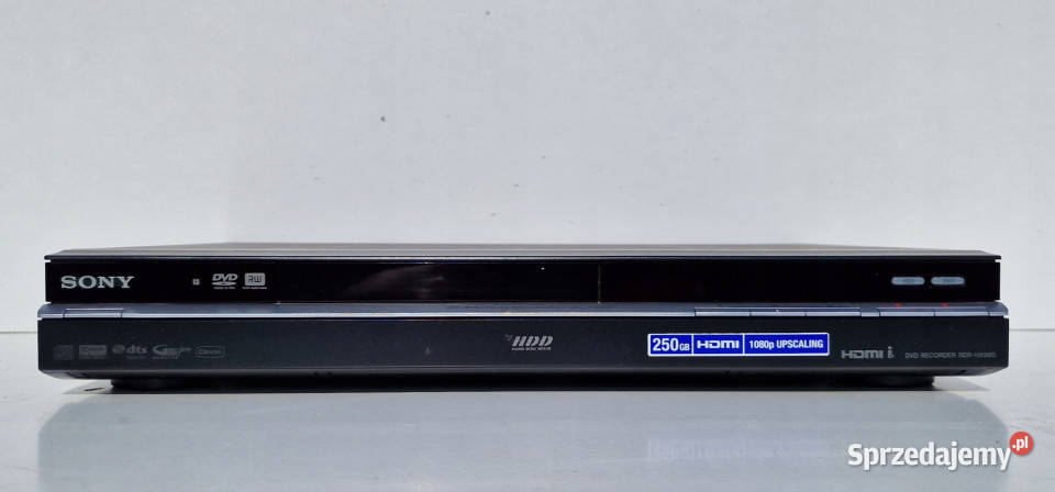 SONY CD RDR hx 980 Nagrywarka DVD HDD odtwarzacz wielkopolskie Międzychód