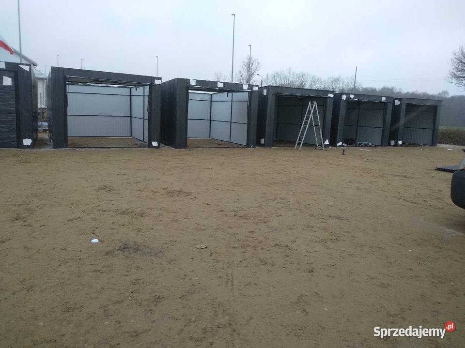 Garaż blaszany antracyt na wymiar zadzwoń Moszczanka