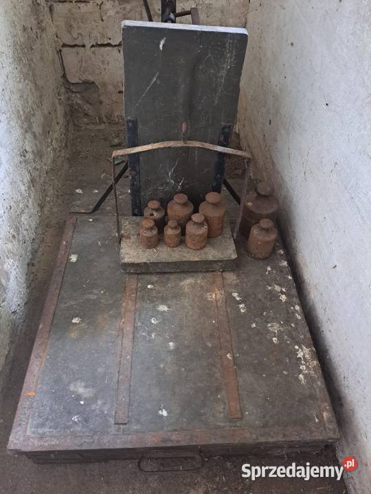 Waga z odważnikami Ciemień