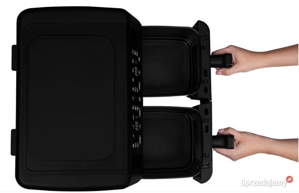 FRYTKOWNICA BEZOLEJOWA 2x 45L AIR FRYER 1700W Baranowo