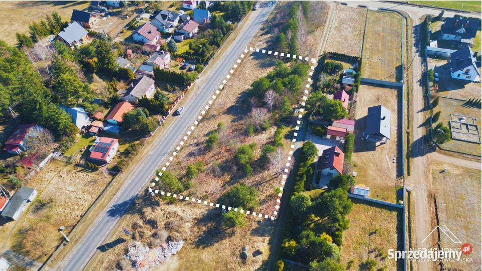 DZIAŁKA mieszkaniowousługowa MPZP Strumiany 2949m2 łódzkie