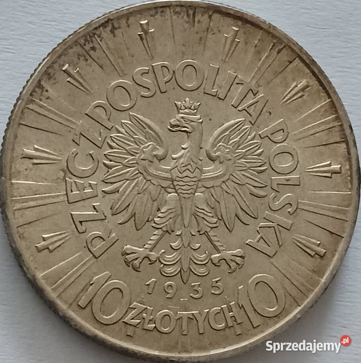 10 J Piłsudski 1935 r 6 mennicze Konin sprzedam