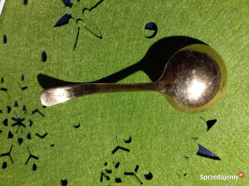 Łyżeczka do cukru kolor złoty Wrocław