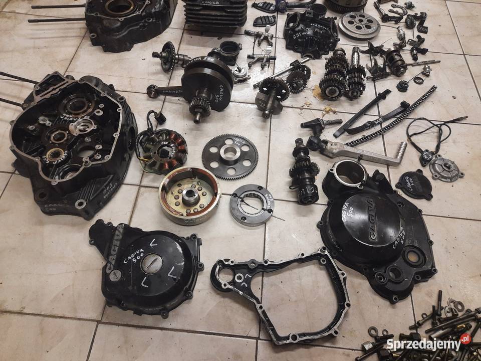 Cagiva t4 500 silnik części głowica wał skrzynia Jelenia Góra