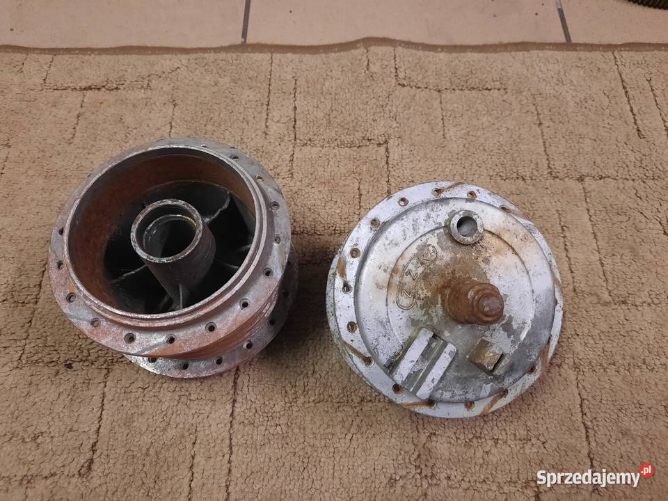 Piasty koła tył przód Komar Sztywniak komplet Średnica 19" Motocyklowe łódzkie Sieradz