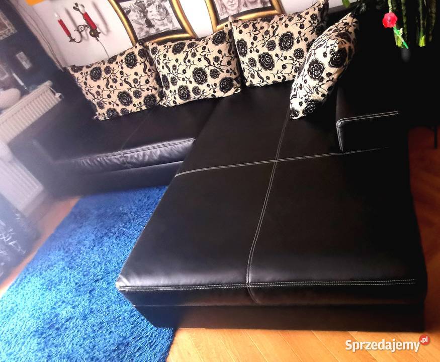 Narożnik z funkcją spania skrzynią pomorskie