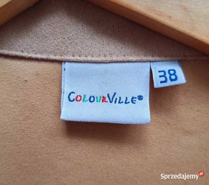 Jesienna zasuwana karmelowa lekka kurtka brązowy/beżowy Kraków