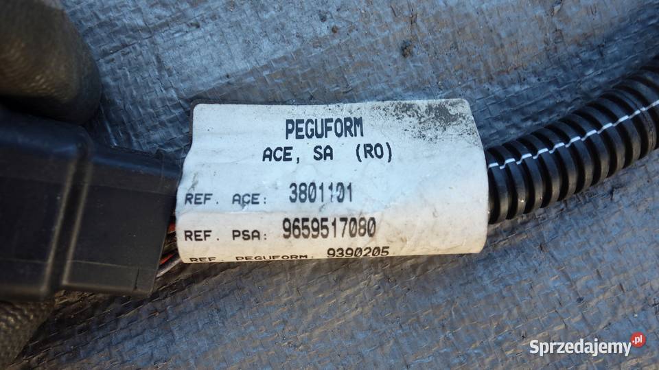 CITROEN C4 PICASSO I 0613 WIĄZKA ZDERZAKA TYŁ Karoseria Ruda Śląska