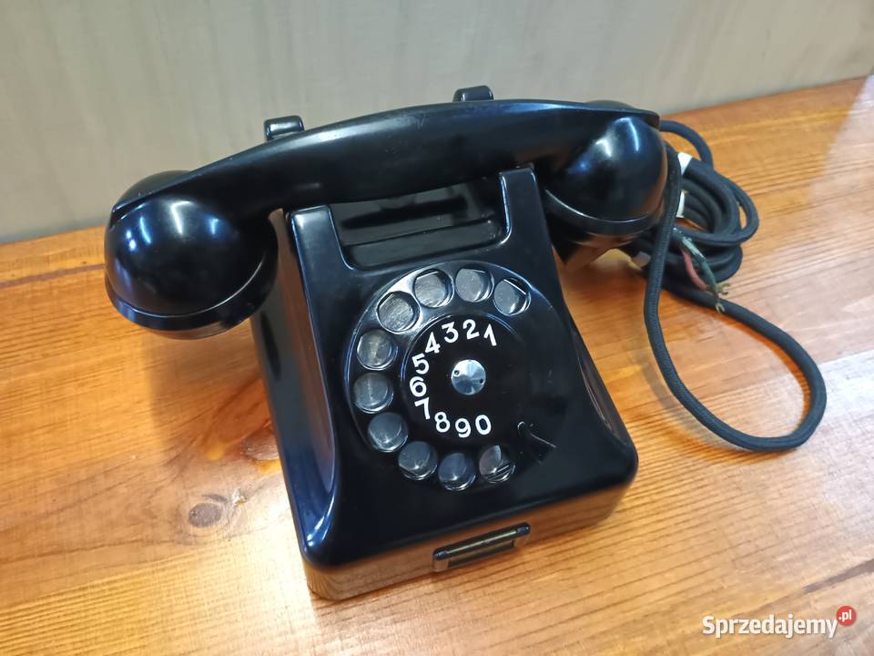 PRL Telefon T4 bakelit 1953r Ekspozycyjny