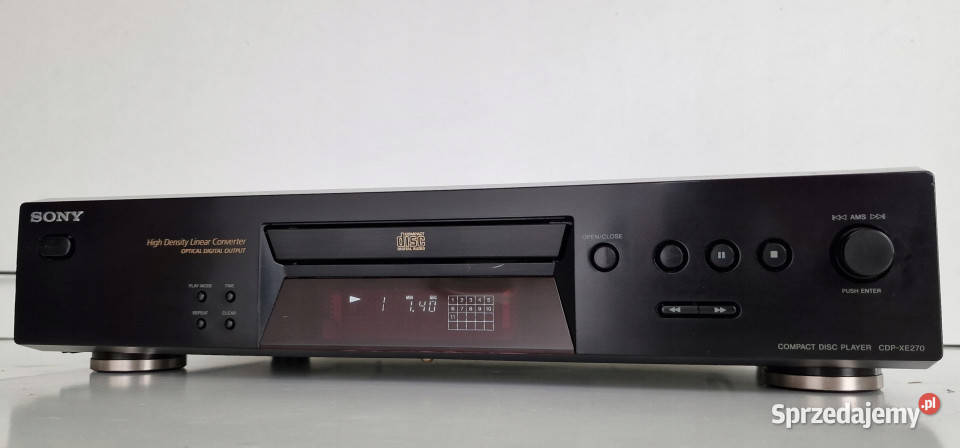 SONY odtwarzacz CD player CDP XE 270 CDPXE270 Odtwarzacze CD i MD
