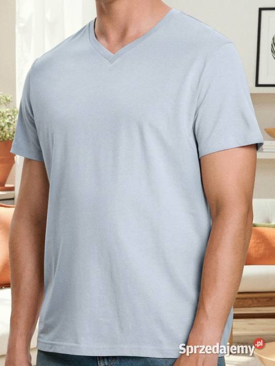 niebieski tshirt męski Sinsay L Olkusz