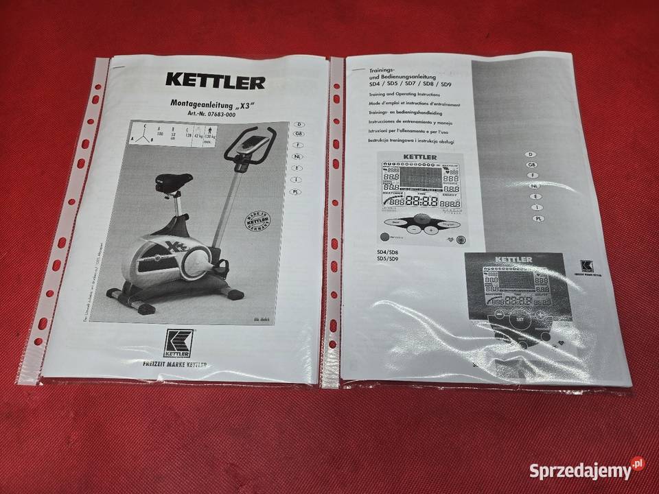 Mocny Rower Treningowy Kettler X3 Stacjonarny