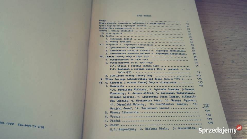 Bibliografia piśmiennictwa oblężenia Jasnej Góry Książki naukowe i popularnonaukowe Gdańsk sprzedam